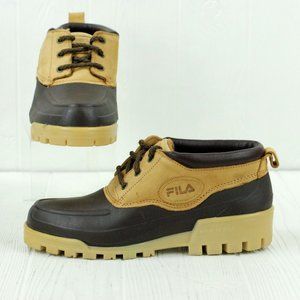 Fila Weather Boot Low Brown Tan Men's Size 7.5